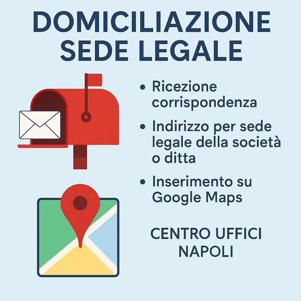Domiciliazione sede legale società ditta Napoli